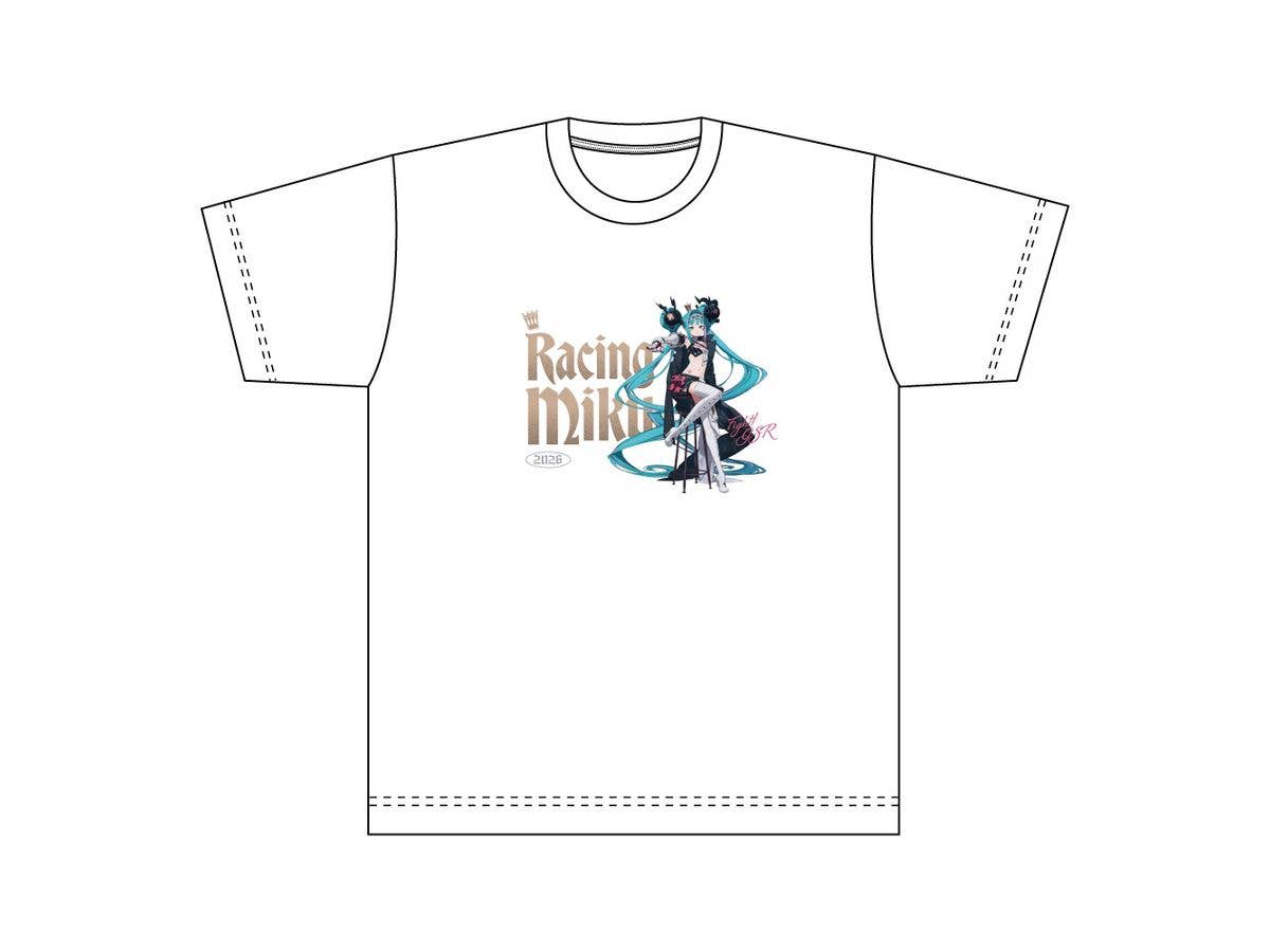初音ミク GTプロジェクト: レーシングミク 2026 Good Smile Company 25th Tシャツ (Lサイズ)