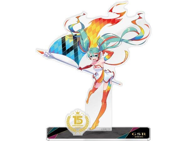 初音ミク GTプロジェクト 15周年記念 アクリルスタンド 2016Ver.
