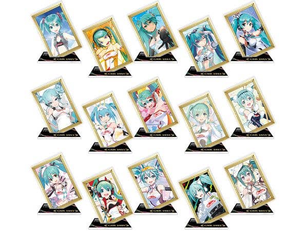 初音ミク GTプロジェクト 15周年記念 トレーディングアクリルスタンド 1Box 15pcs