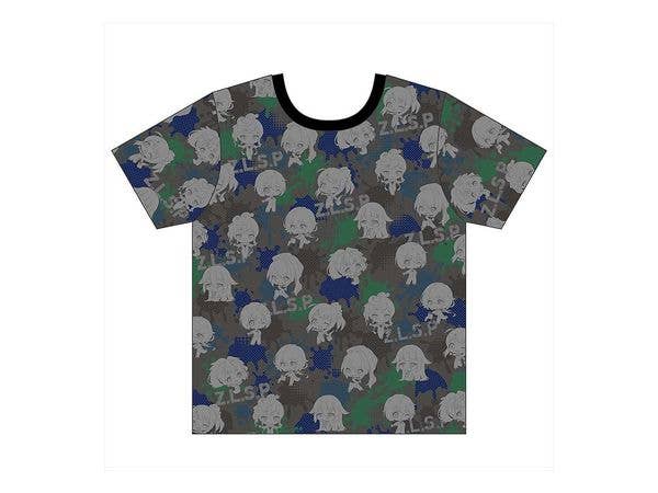 ゾンビランドサガ 総柄Tシャツ M