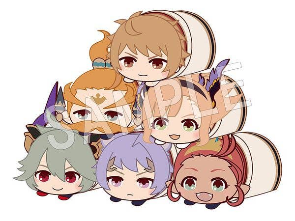 グランブルーファンタジー もちころりん ぬいぐるみマスコット Vol.3 1Box 6pcs