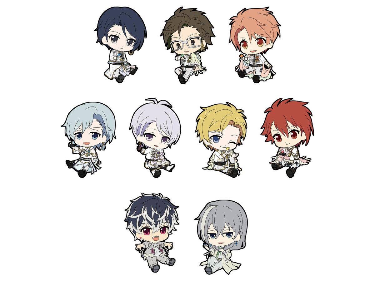 アイドリッシュセブン: ぺたん娘トレーディングラバーストラップ Vol.9 1Box 9pcs