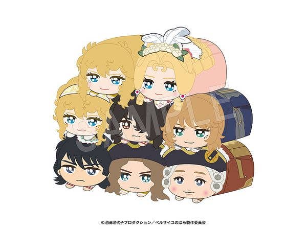 劇場アニメ ベルサイユのばら: もちころりん ぬいぐるみマスコット 1Box 8pcs