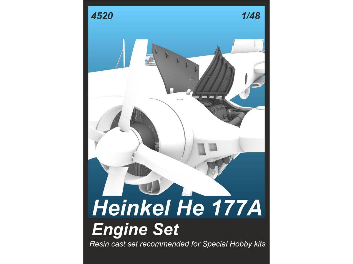 1/48 He177A グライフ エンジンベイ (スペシャルホビー用)