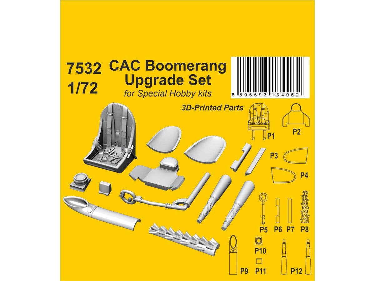 1/72 CAC ブーメラン アップグレードパーツセット (スペシャルホビー用)