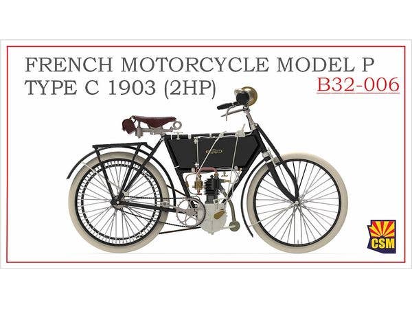 1/32 フランス 1903年型モーターサイクルモデルP タイプC