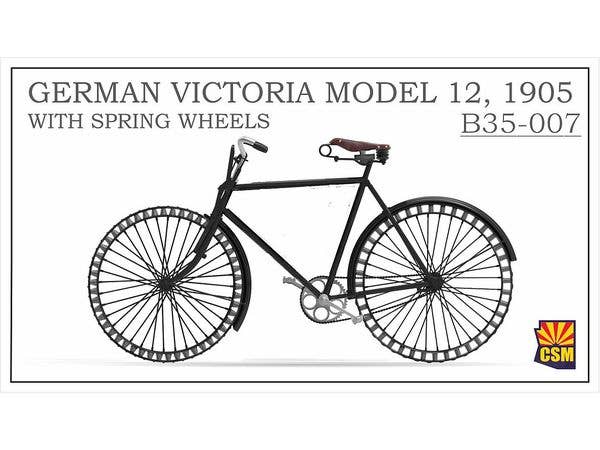1/35 WW.I ドイツ軍 1905年型ビクトリアモデル12 自転車w/スプリング車輪