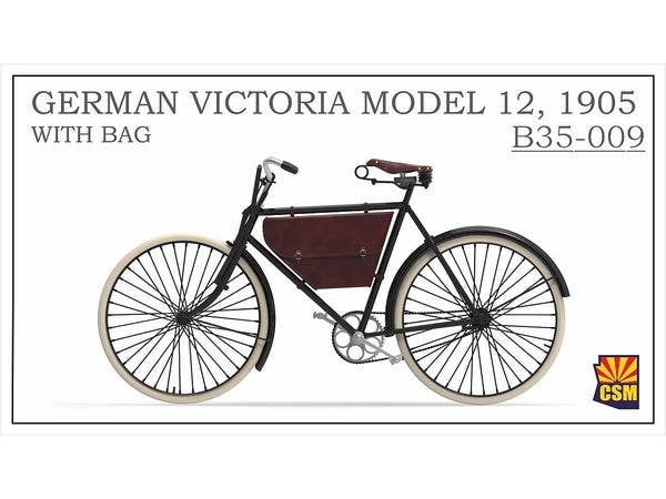 1/35 WW.I ドイツ軍 1905年型ビクトリアモデル12 自転車w/フレームバッグ