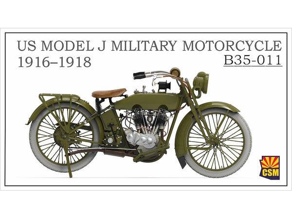 1/35 WW.I 米軍 モデルJオートバイ 1916-1918年