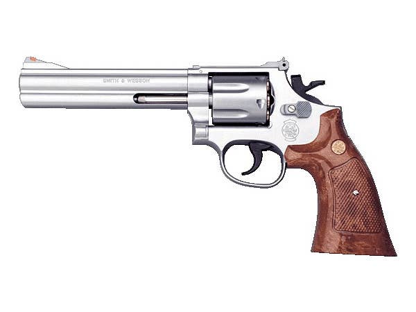 ホップアップガスリボルバー S&W M686 6インチ シルバー (18才以上)
