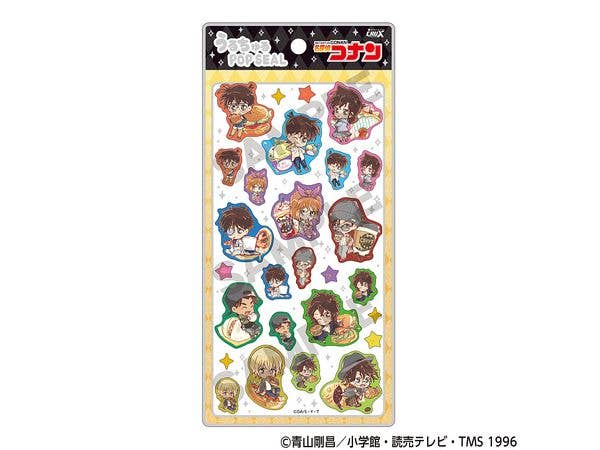 名探偵コナン: うるちゅる POP SEAL きゃらペコ ジャンクフード