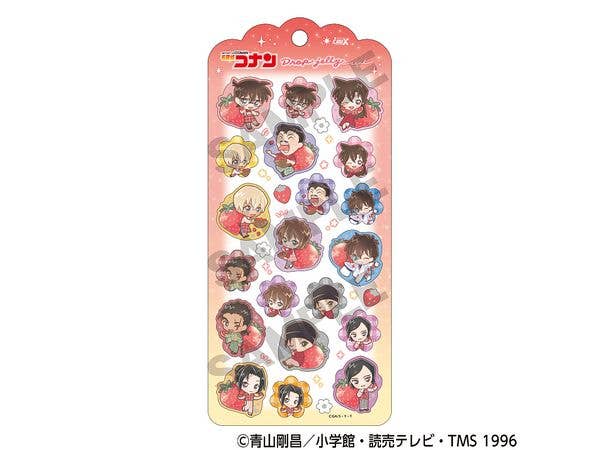 名探偵コナン: ドロップジェリーシール きゃらペコ いちご狩り