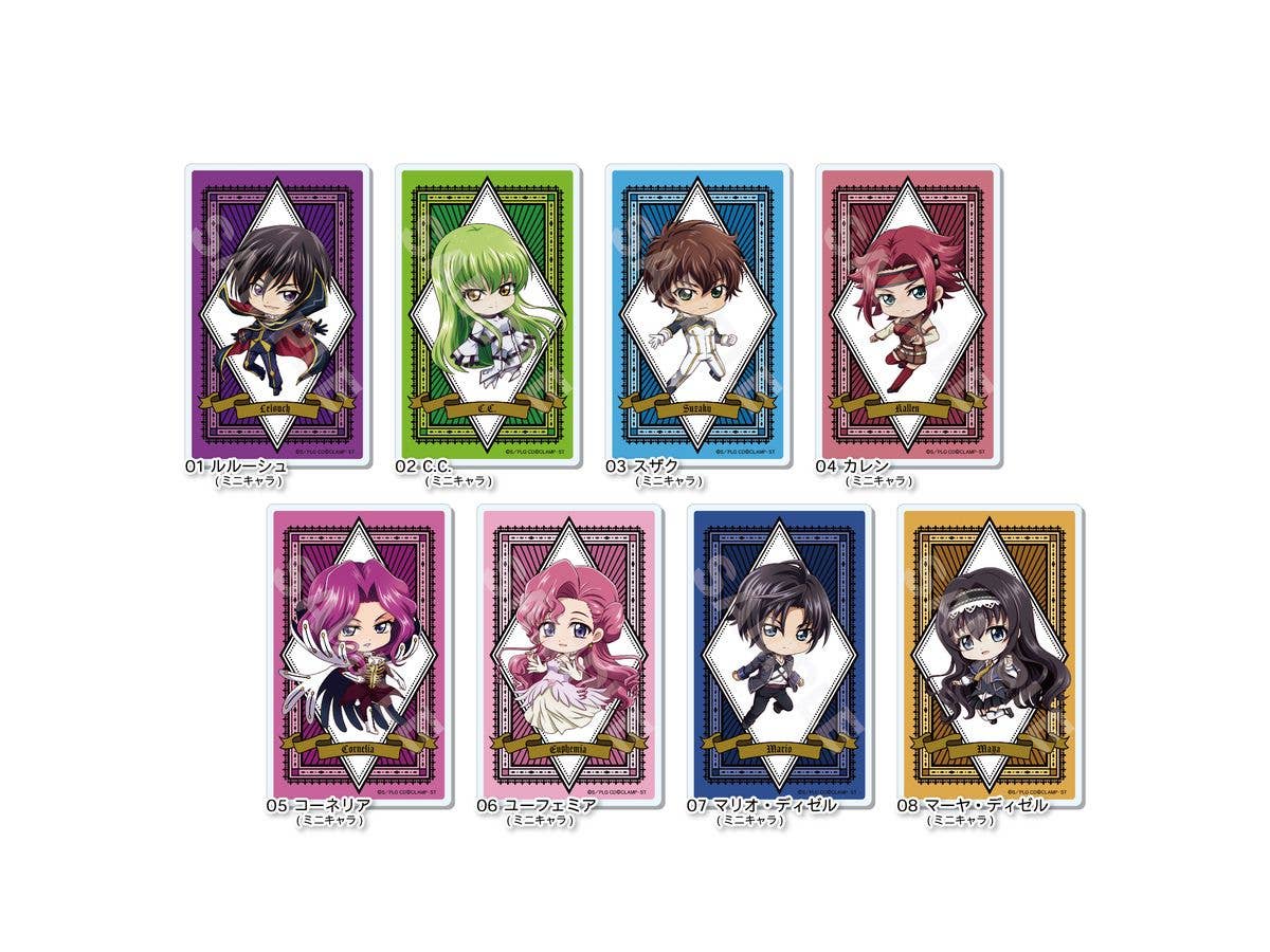 コードギアス 反逆のルルーシュ ロストストーリーズ: アクリルカード / 01 BOXB 1Box 8pcs