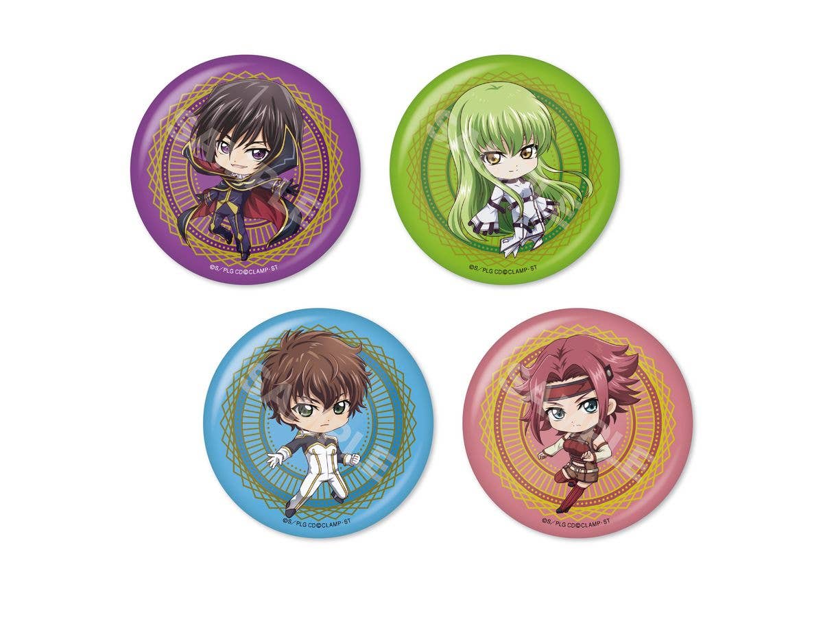 コードギアス 反逆のルルーシュ ロストストーリーズ: メタリック缶バッジ / 01 BOXB 1Box 8pcs