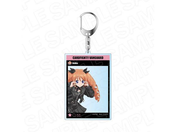 カードファイト!! ヴァンガード: SNS風アクリルキーホルダー レッカ アイドル ver.