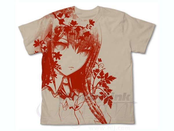 紅莉栖 T シャツ ライトベージュ L