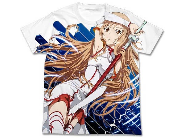 アスナ フルグラフィック T シャツ ホワイト M