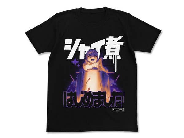 ラブライブ!サンシャイン!!: 小原鞠莉エモーショナルTシャツ/BLACK-S