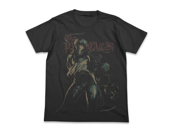 ブラック・ラグーン: ロベルタPAYBACK Tシャツ/SUMI-XL