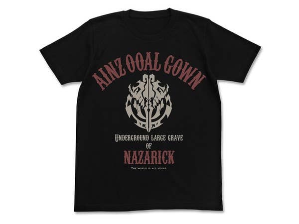 オーバーロードII: アインズ・ウール・ゴウン Tシャツ/BLACK-L