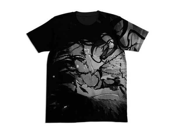 オーバーロードII: アルベド オールプリントTシャツ /BLACK-M