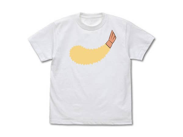 宇宙よりも遠い場所: 日向のエビフライ Tシャツ/WHITE-L