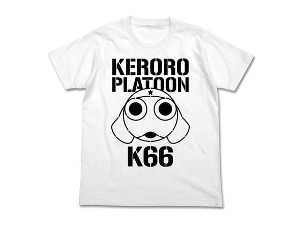 ケロロ軍曹: K66 Tシャツ/WHITE-XL