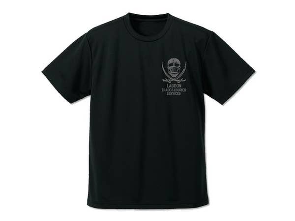 ブラック・ラグーン: ラグーン商会 ドライTシャツ/BLACK-XL