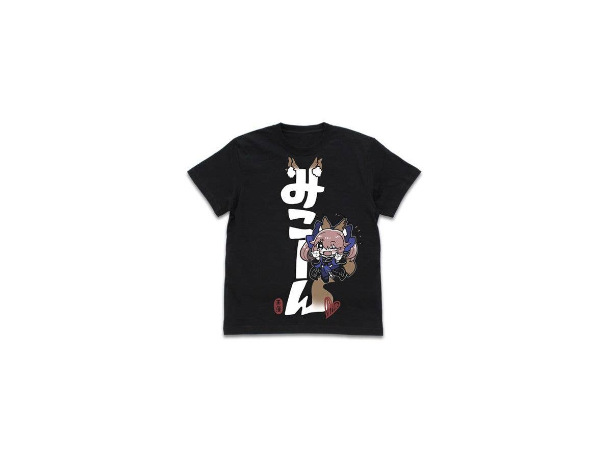 Fate/EXTELLA LINK: 玉藻の みこーん! Tシャツ/BLACK-L