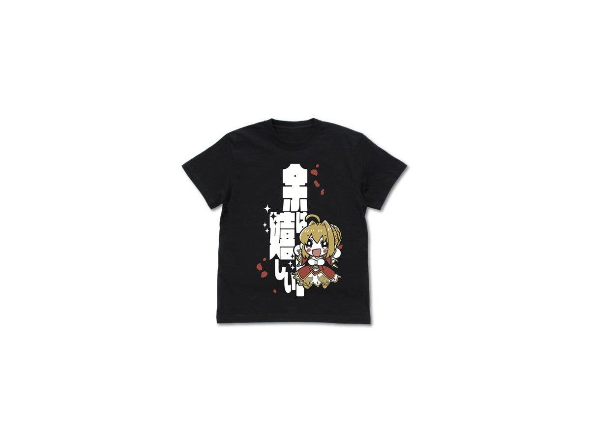 Fate/EXTELLA LINK: ネロの 余は嬉しい! Tシャツ/BLACK-XL