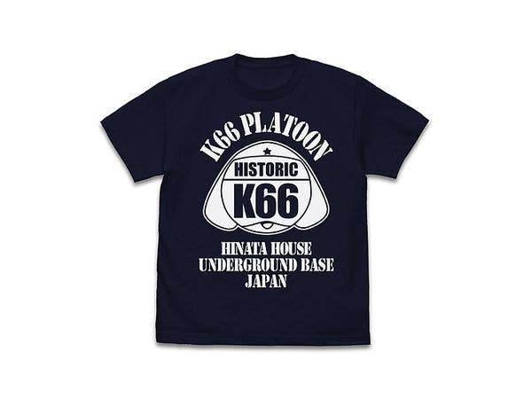 ケロロ軍曹: K66 アメカジデザイン Tシャツ/NAVY-M
