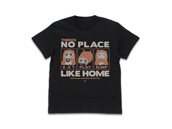 干物妹!うまるちゃんR: うまるのやっぱりおうちが一番 Tシャツ/BLACK-XL