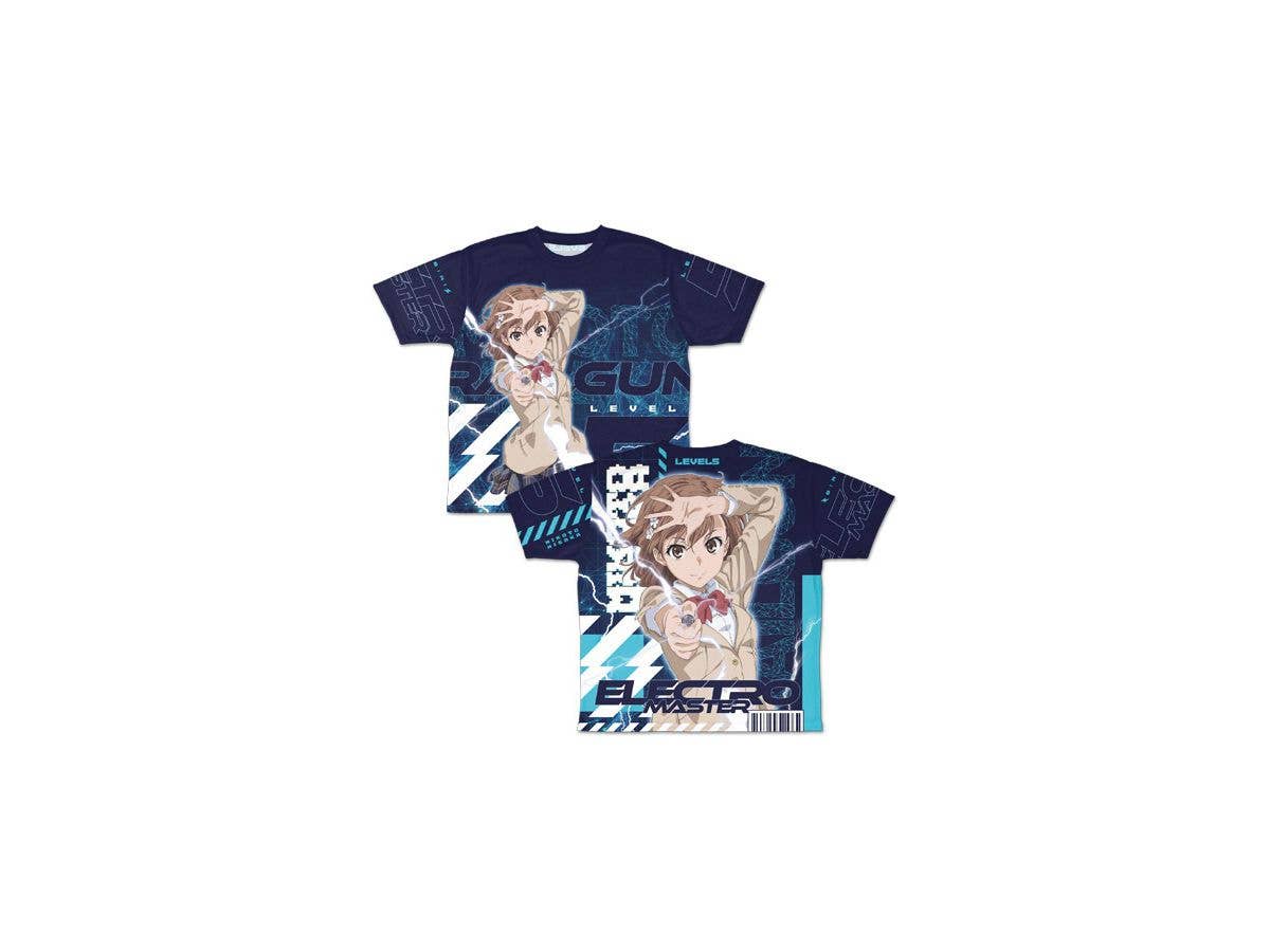 とある科学の超電磁砲T: 御坂美琴 両面フルグラフィックTシャツ/L