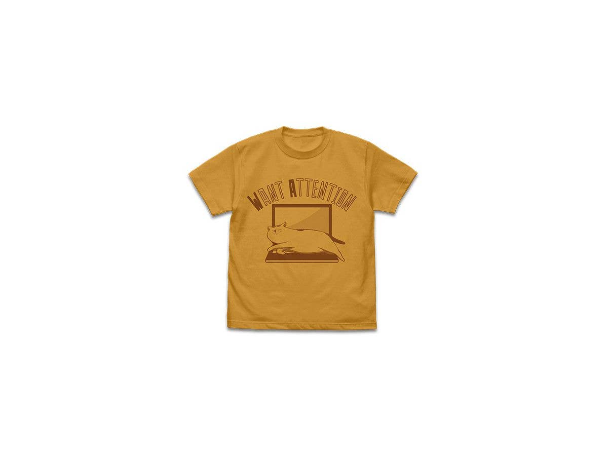 犬と猫どっちも飼ってると毎日たのしい: 猫さまからの至上命令 Tシャツ Camel S