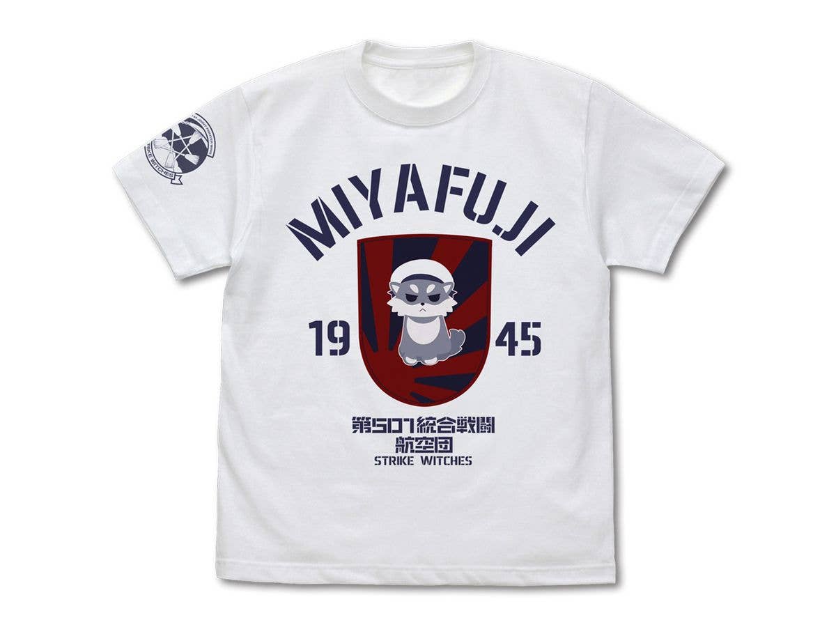 ストライクウィッチーズ: 宮藤芳佳パーソナルマーク Tシャツ White M