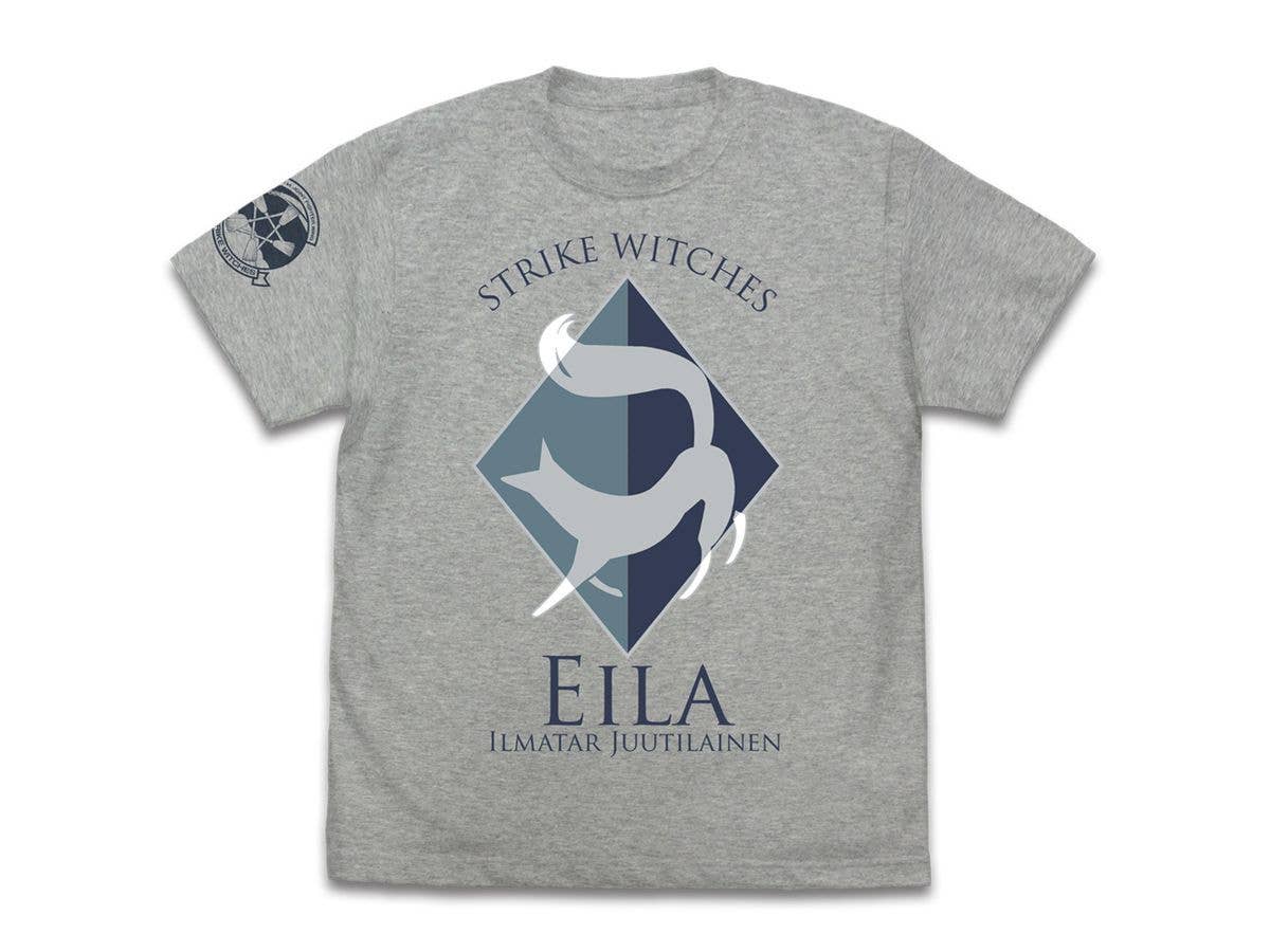 ストライクウィッチーズ: エイラ・イルマタル パーソナルマーク Tシャツ Mix Gray M