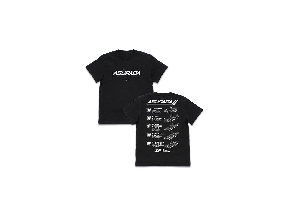 新世紀GPXサイバーフォーミュラ: 歴代アスラーダ Tシャツ Black XL