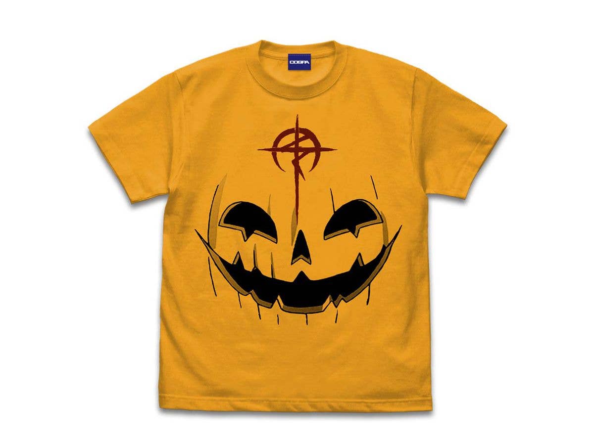 機動戦士ガンダム 閃光のハサウェイ: カボチャマスク フェイスTシャツ / GOLD-XL