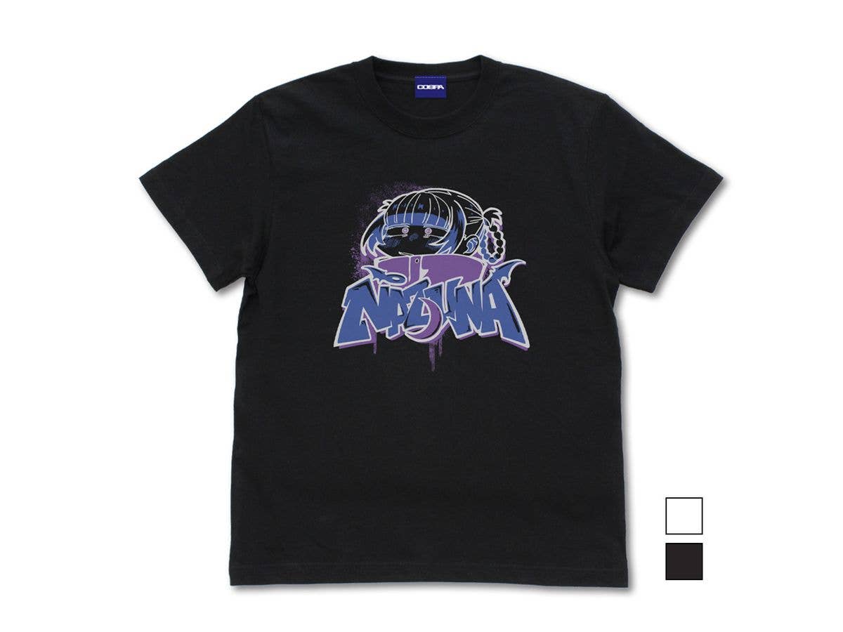 よふかしのうた: ナズナ ペイントアート Tシャツ/BLACK-XL