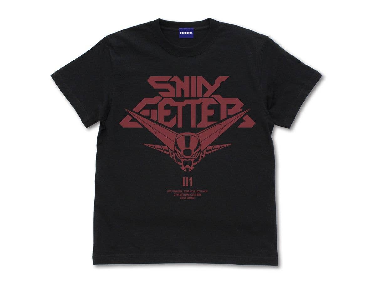 真(チェンジ!!)ゲッターロボ 世界最後の日: 真ゲッター1アイコン Tシャツ BLACK S