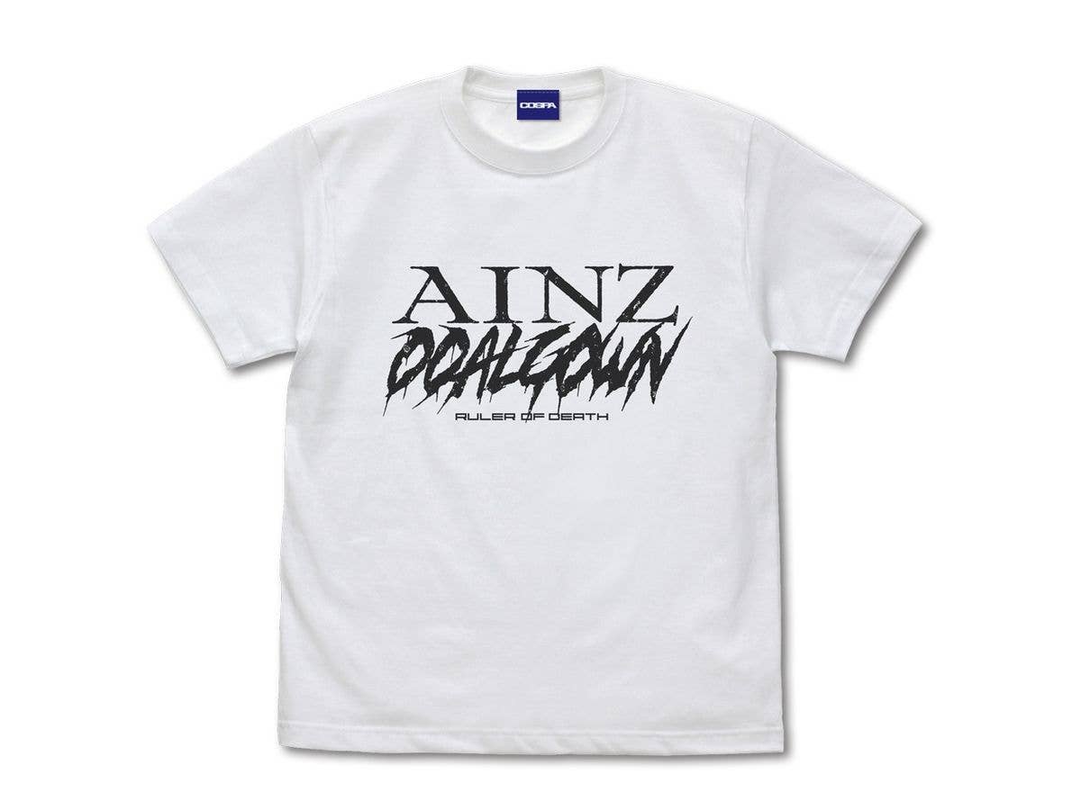 オーバーロードIV: 死の支配者 アインズ Tシャツ WHITE XL
