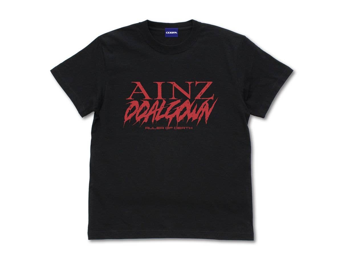 オーバーロードIV: 死の支配者 アインズ Tシャツ BLACK L