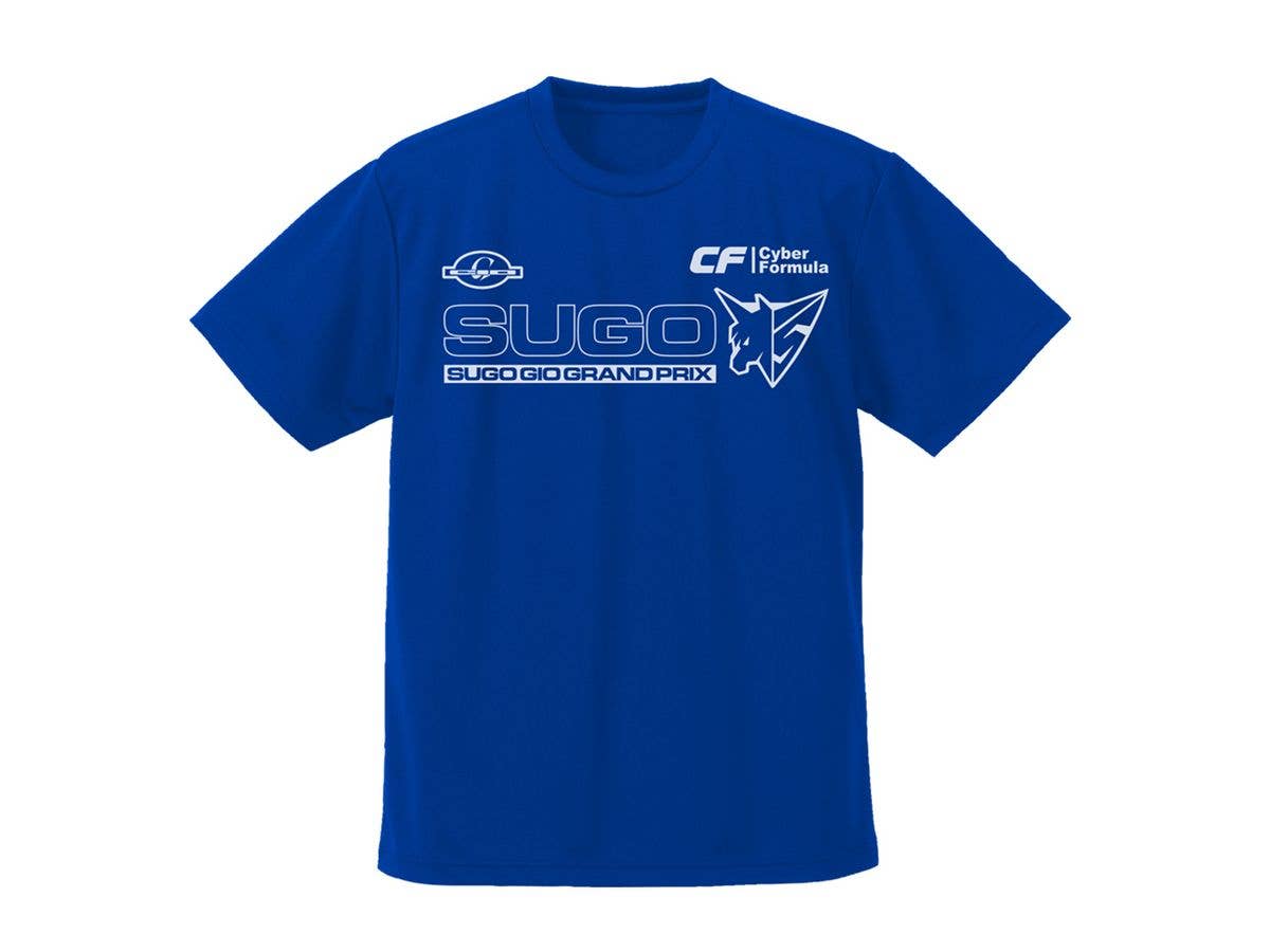 新世紀GPX サイバーフォーミュラSIN: スゴウGIOグランプリ ドライTシャツ BLUE M