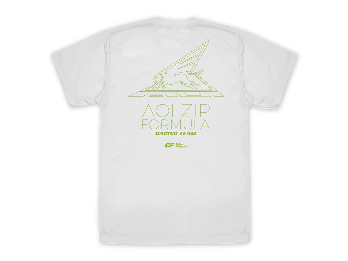 新世紀GPX サイバーフォーミュラSIN: アオイZIPフォーミュラ ドライTシャツ WHITE M