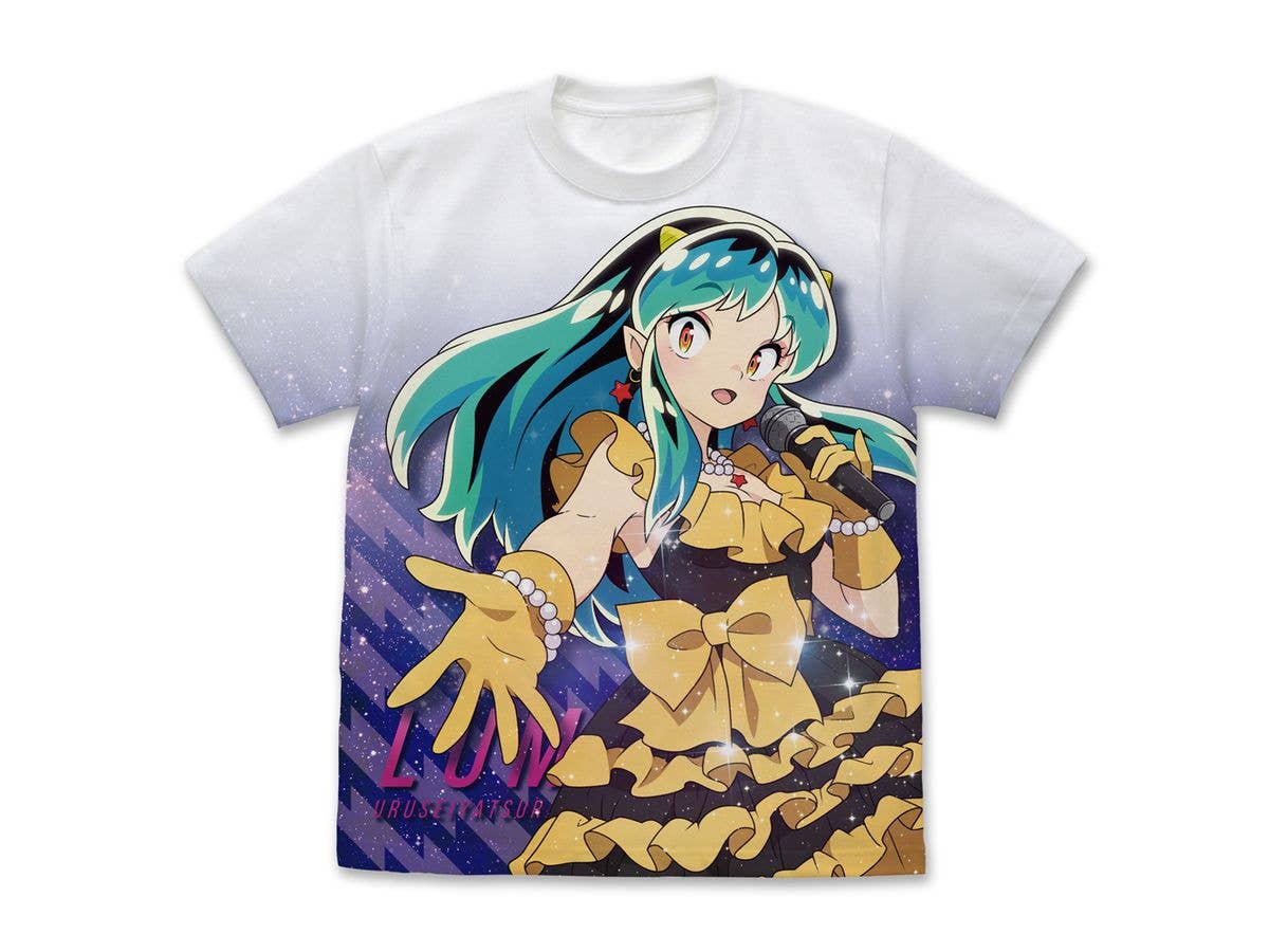 TVアニメ うる星やつら: 描き下ろし ラム フルグラフィックTシャツ アイドルVer. / XL