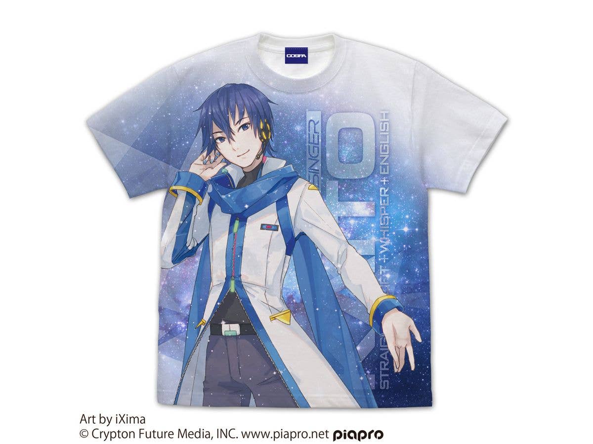 MK15th project: KAITO フルグラフィックTシャツ WHITE L