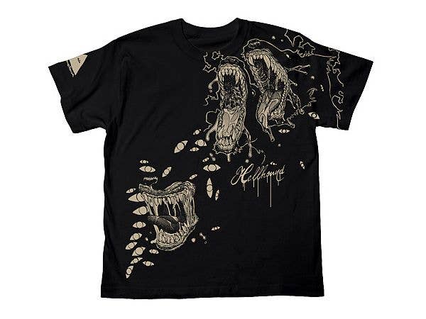 HELLSING: ヘルハウンドTシャツ / BLACK-XL