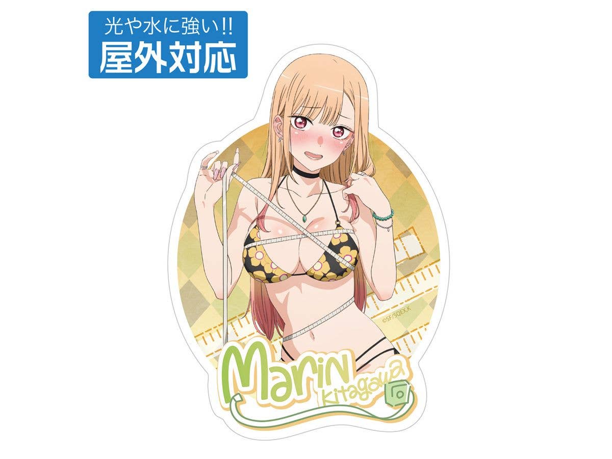 TVアニメ その着せ替え人形は恋をする: 描き下ろし 喜多川海夢 屋外対応ステッカー ドキドキの採寸Ver.