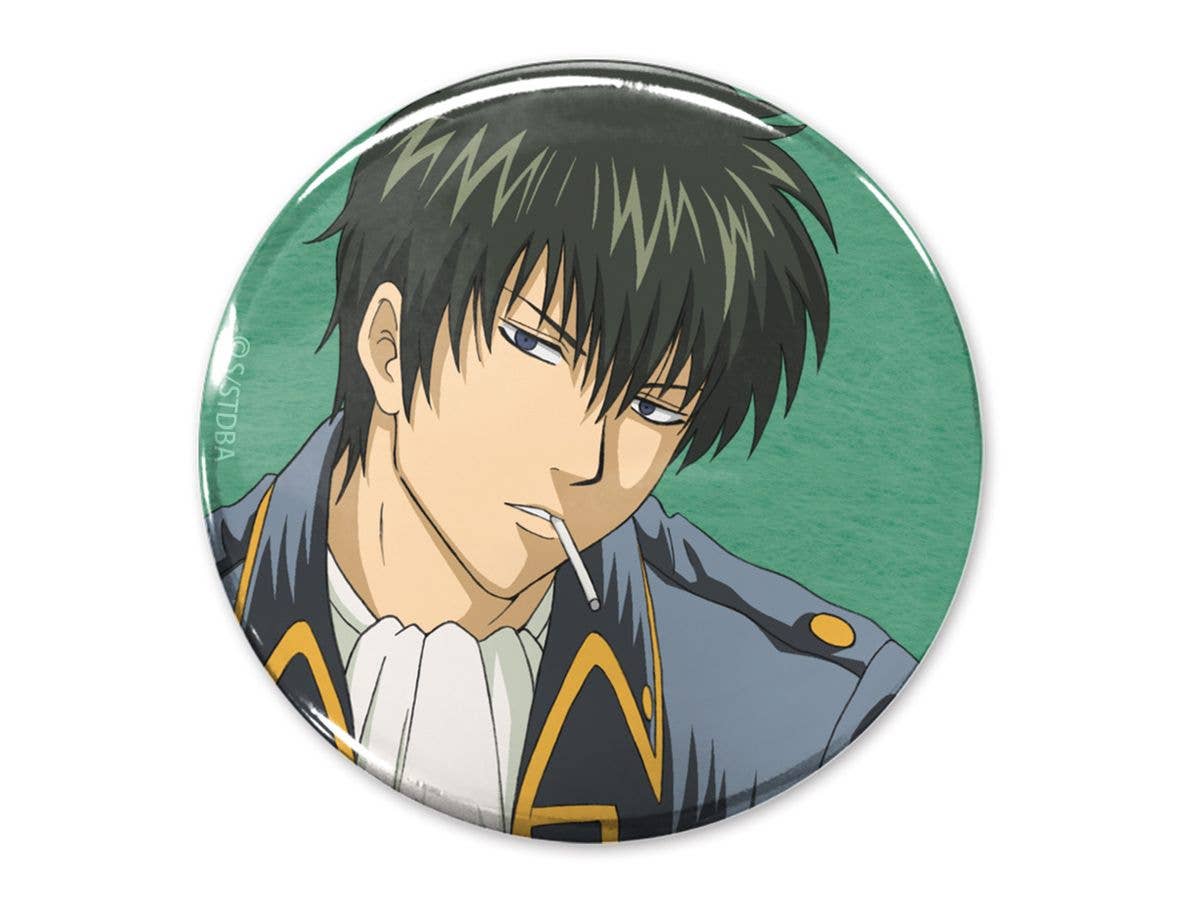 銀魂.: 土方十四郎 65mm缶バッジ 一服中Ver.
