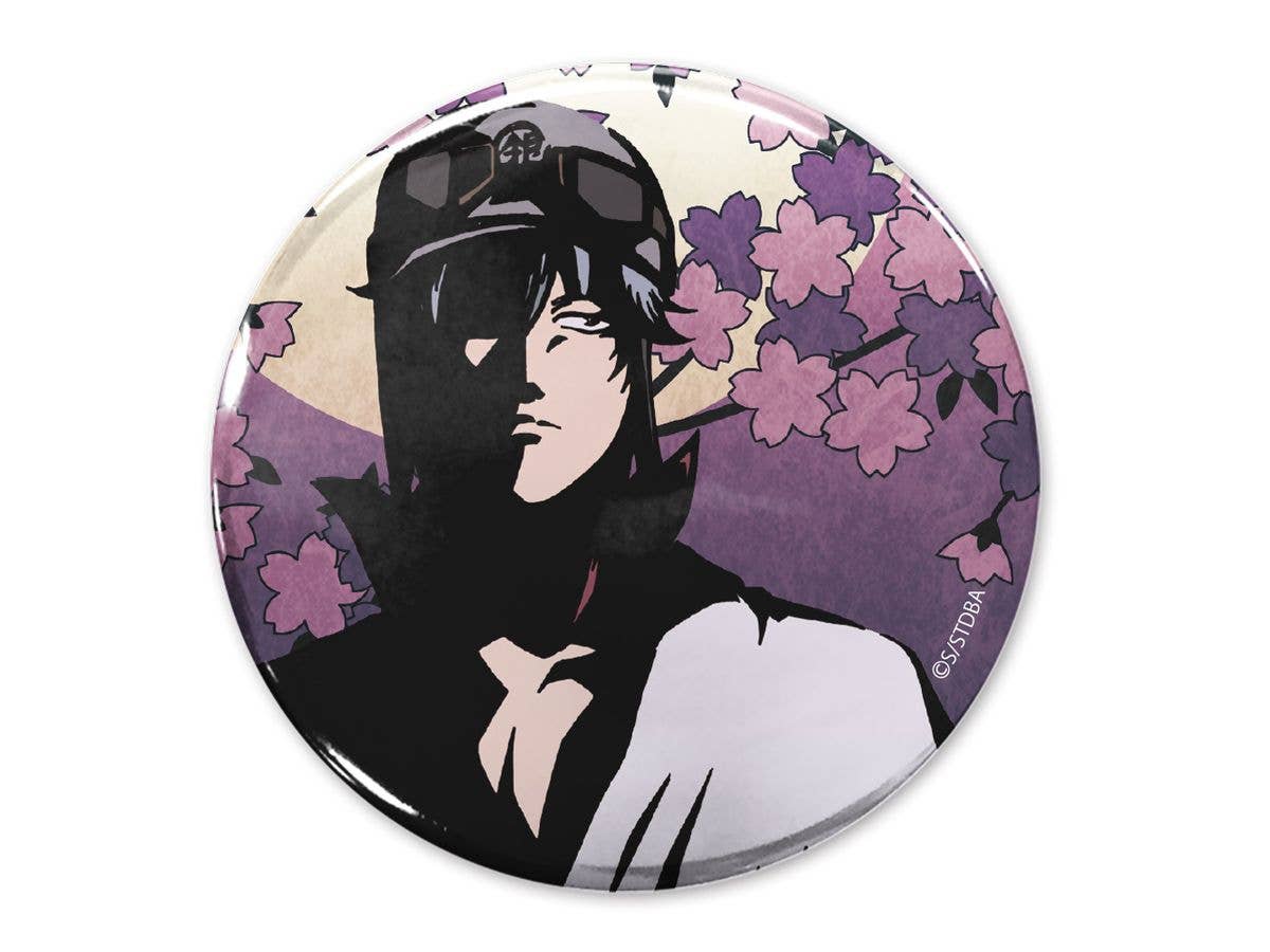 銀魂.: 銀さん夜桜 65mm缶バッジ